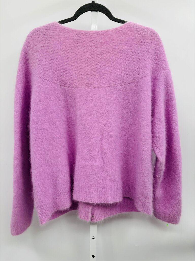 Dana Buchman Cardigan Plus Purple 2X