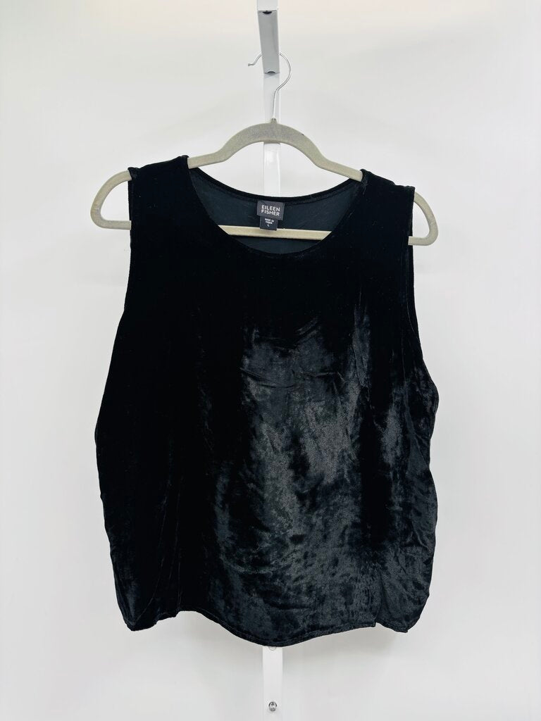 Eileen Fisher Top Black L