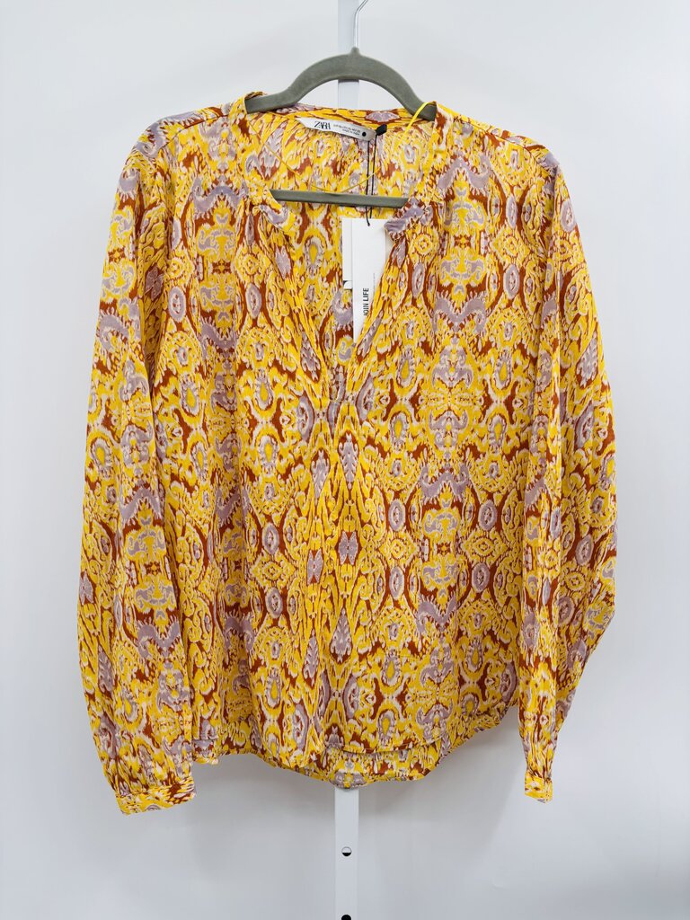 Zara Blouse Yellow XL