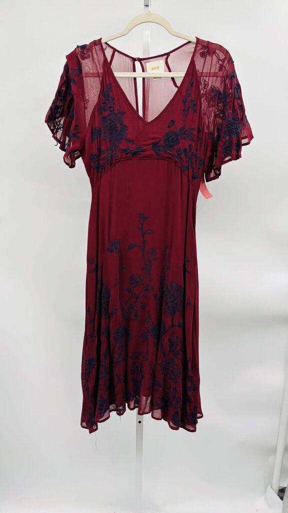 Maeve Dress Burgundy 0