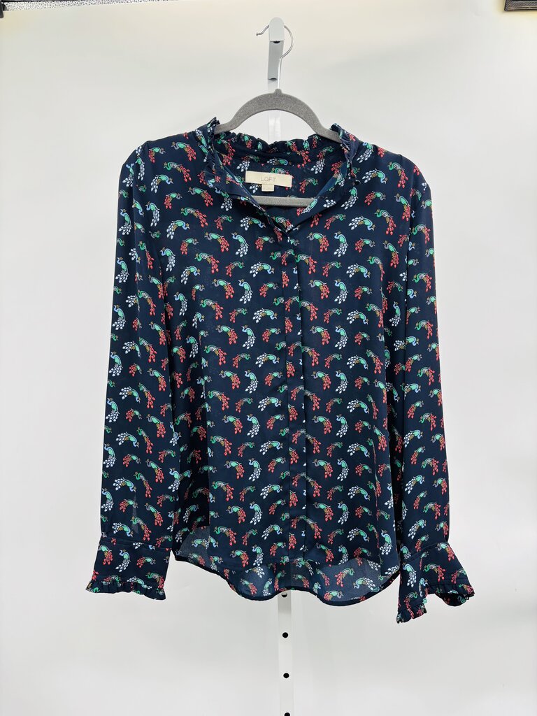 Loft Blouse Navy M