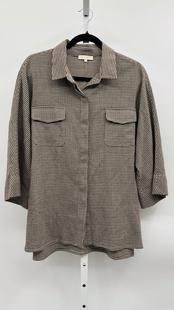Ann Mashburn Top Tan/Black M