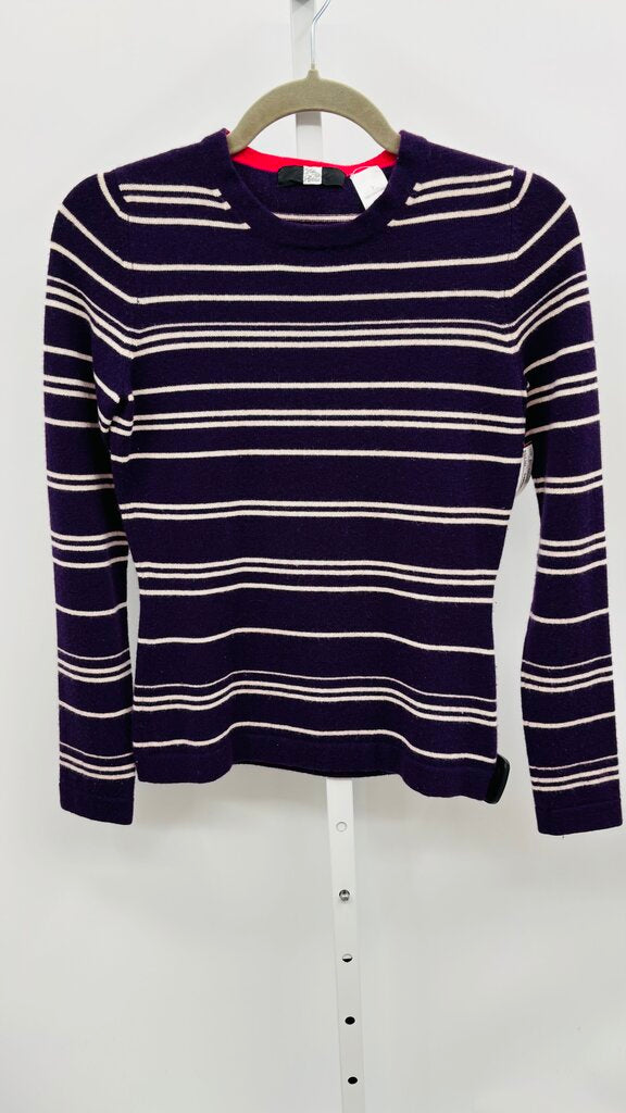 Saks 5th Avenue Sweater Purple/White S