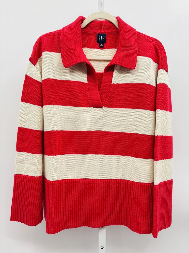 Gap Sweater Red/White