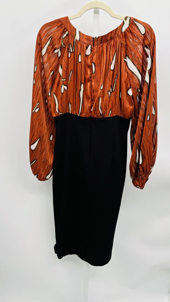 Traffic People Dress Copper/Black M