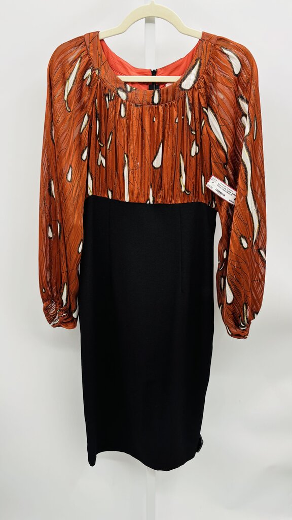 Traffic People Dress Copper/Black M