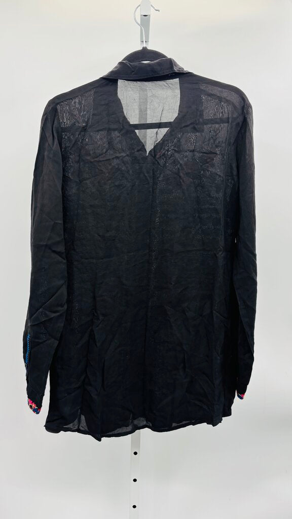 Johnny Was Blouse Black S