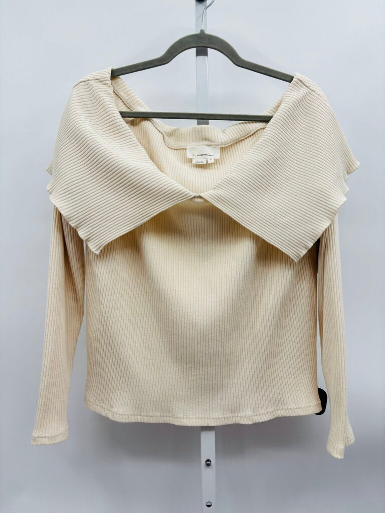 Anthropologie Sweater Beige XL