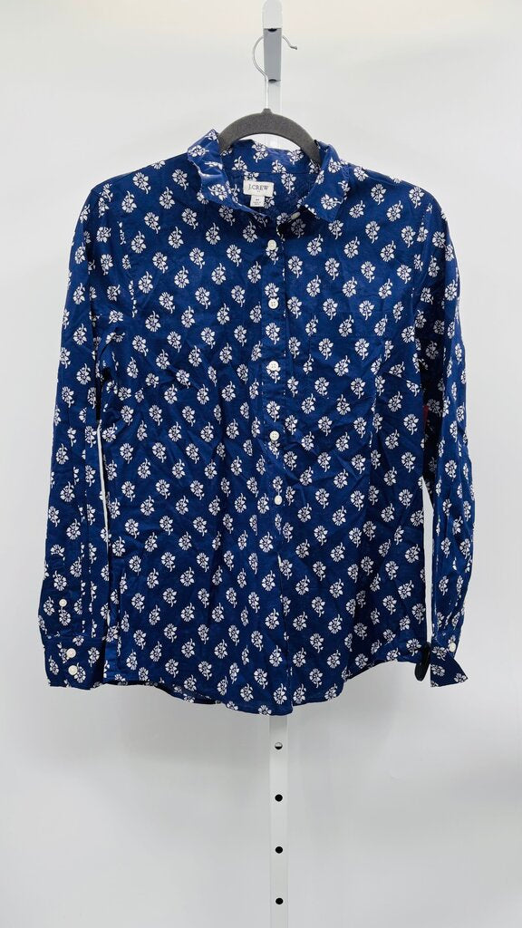 J. Crew Shirt Navy M