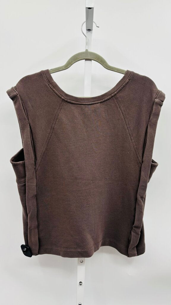 Anthropologie Top Grey M