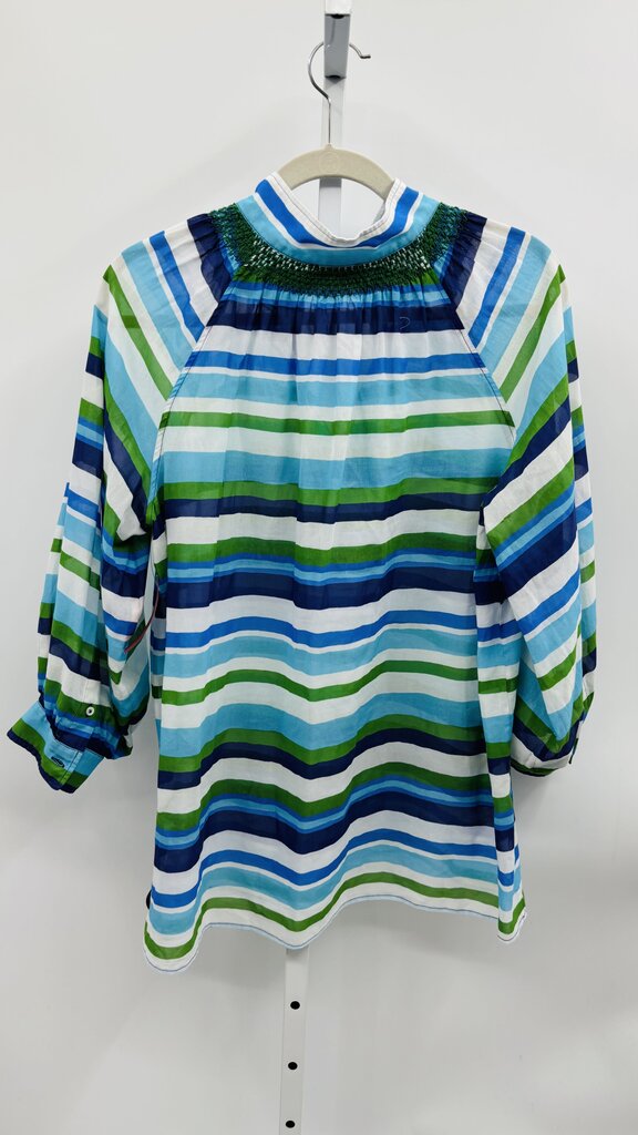 Ann Mashburn Tunic Blue L
