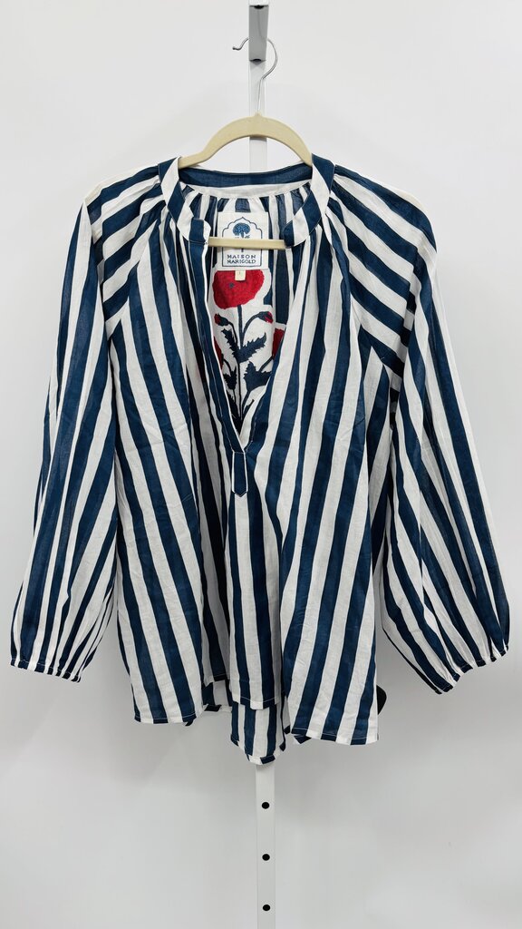 Maison Marigold Blouse Navy L