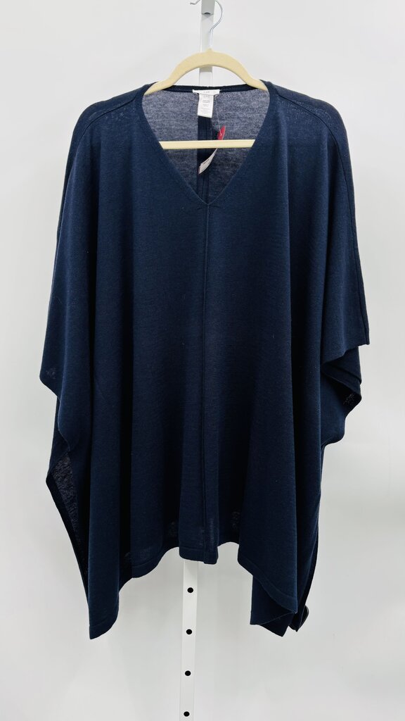 J. Jill Poncho Navy OS
