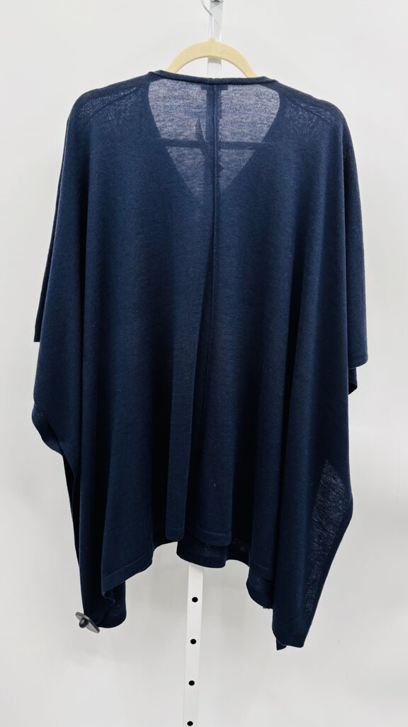 J. Jill Poncho Navy OS
