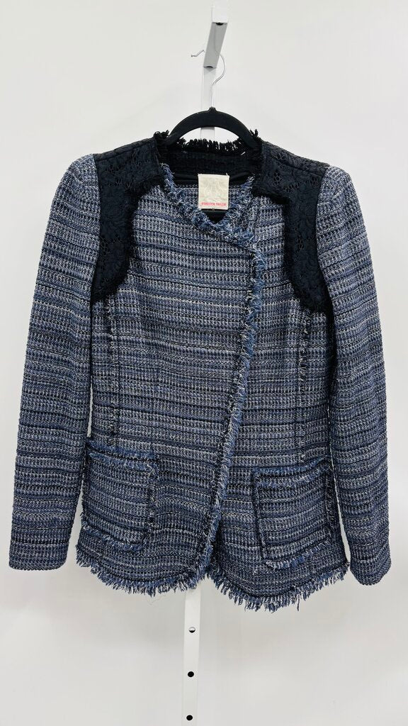 Rebecca Taylor Jacket Blue 6
