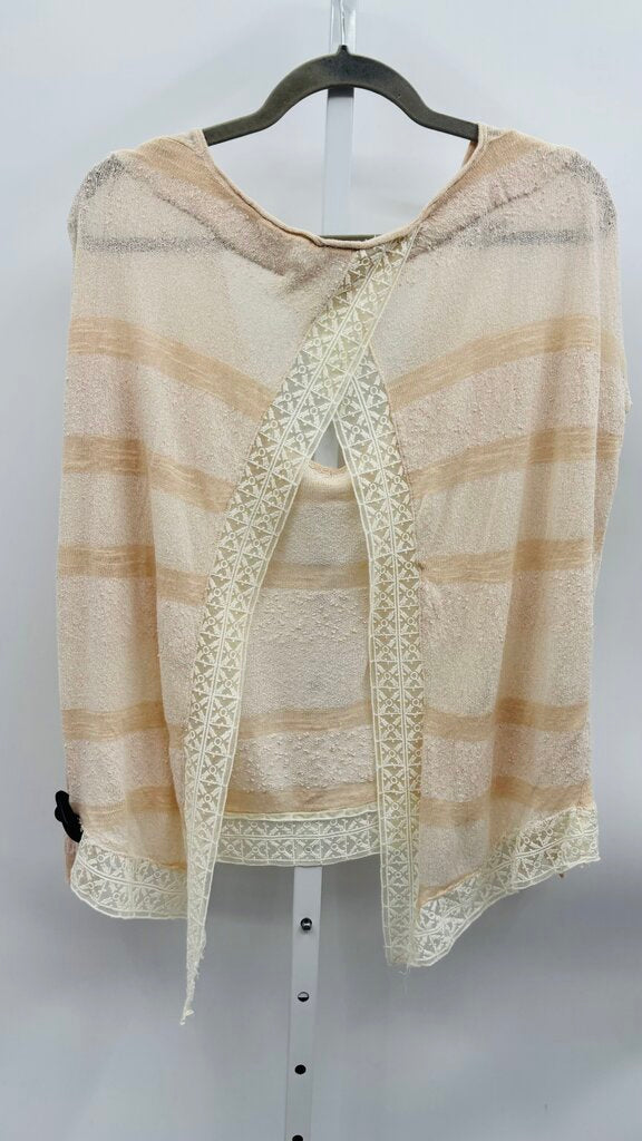 Free People Top Beige M