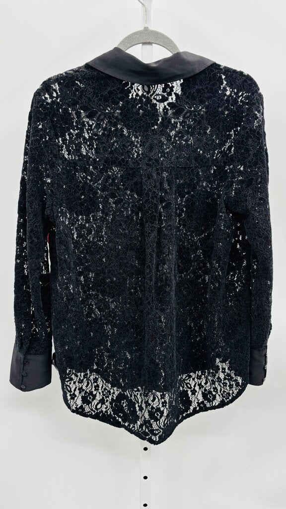 Free People Blouse Black XS