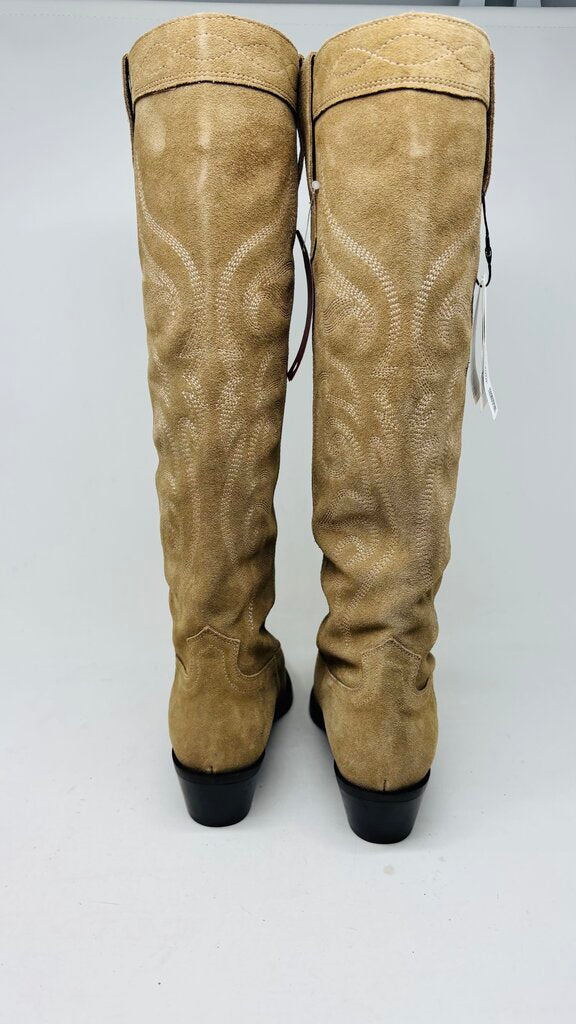 Zara Boots Taupe 6.5