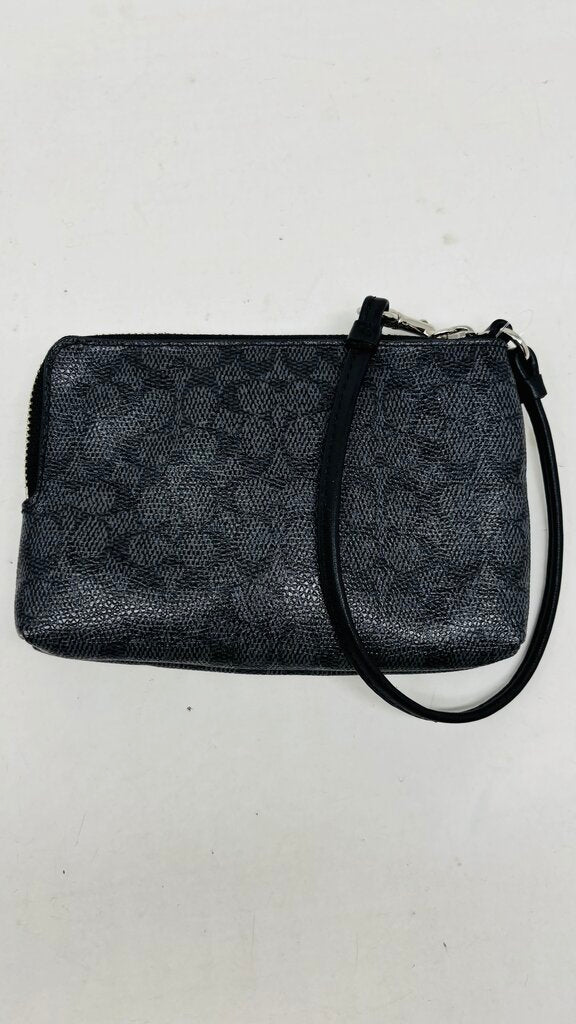 Coach Wristlet Black Signature