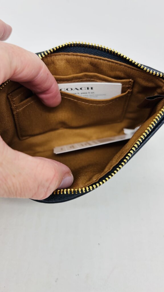 Coach Wristlet Denim Signature