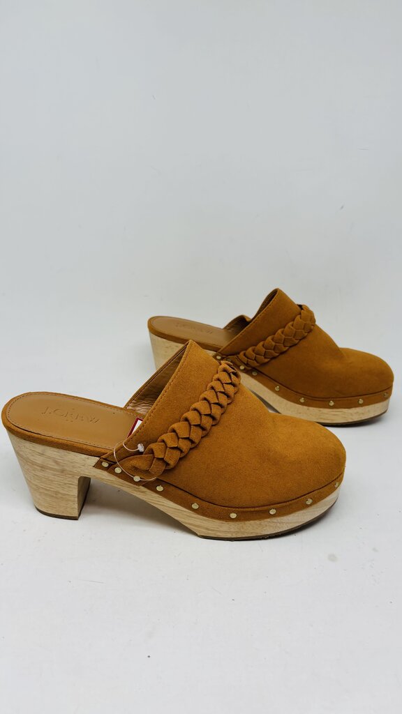 J. Crew Factory Clogs Tan 8