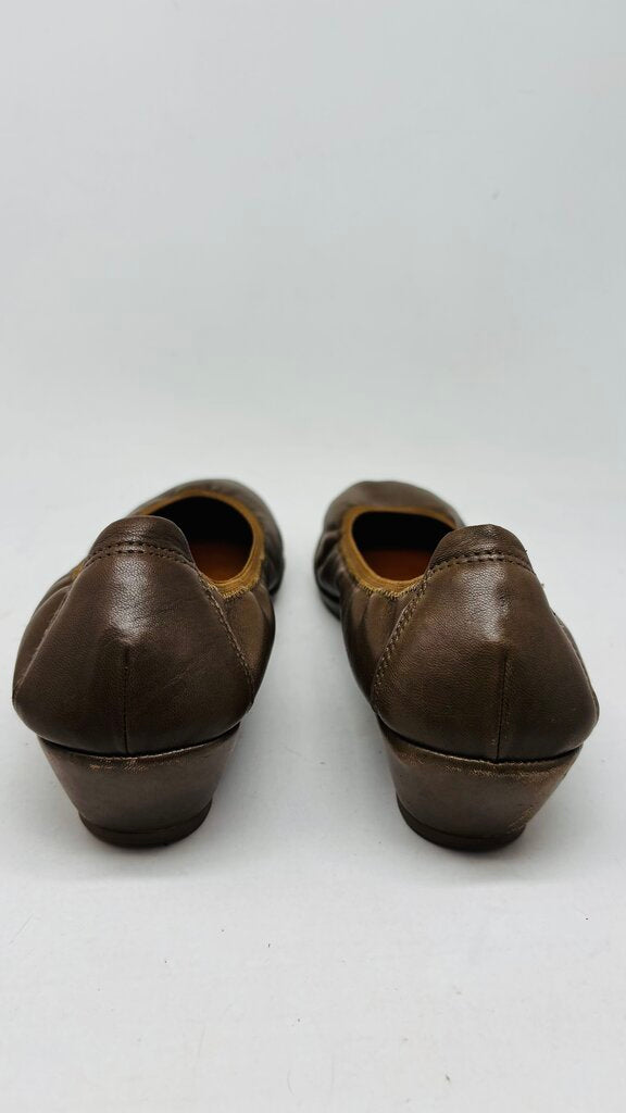 Gentle Souls Wedge Brown 11
