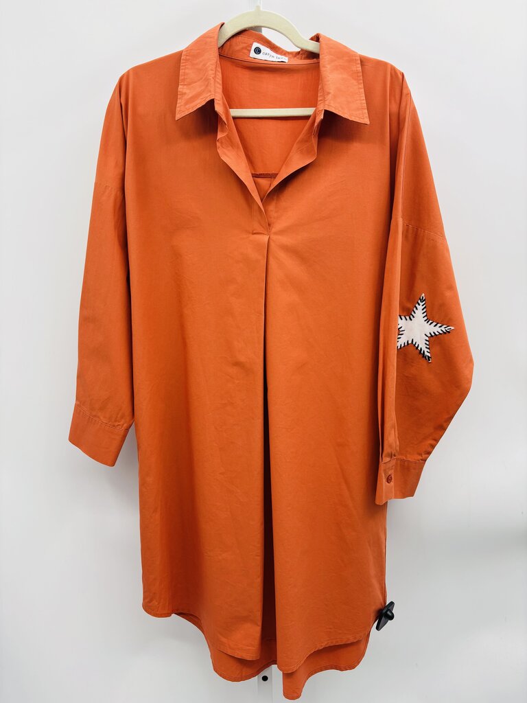 Caryn Lawn Dress Orange M