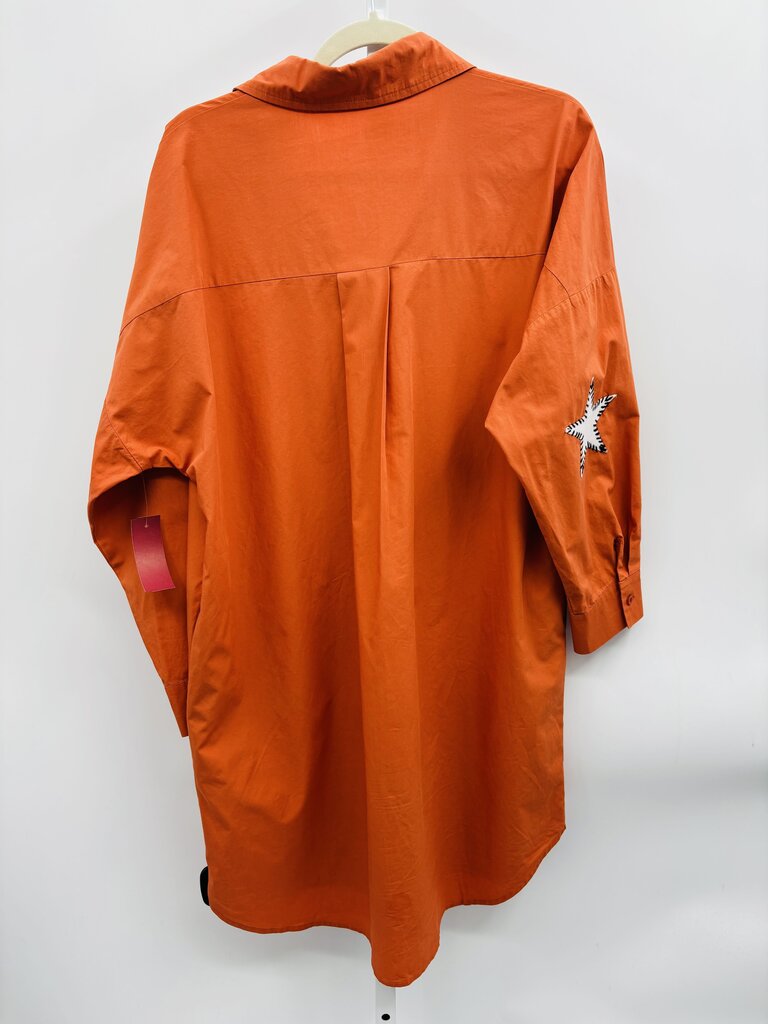 Caryn Lawn Dress Orange M