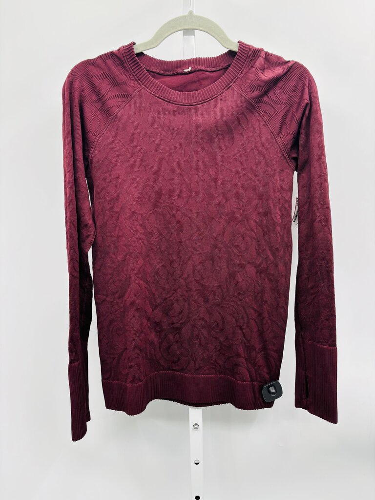 Lululemon Active Top Burgundy M