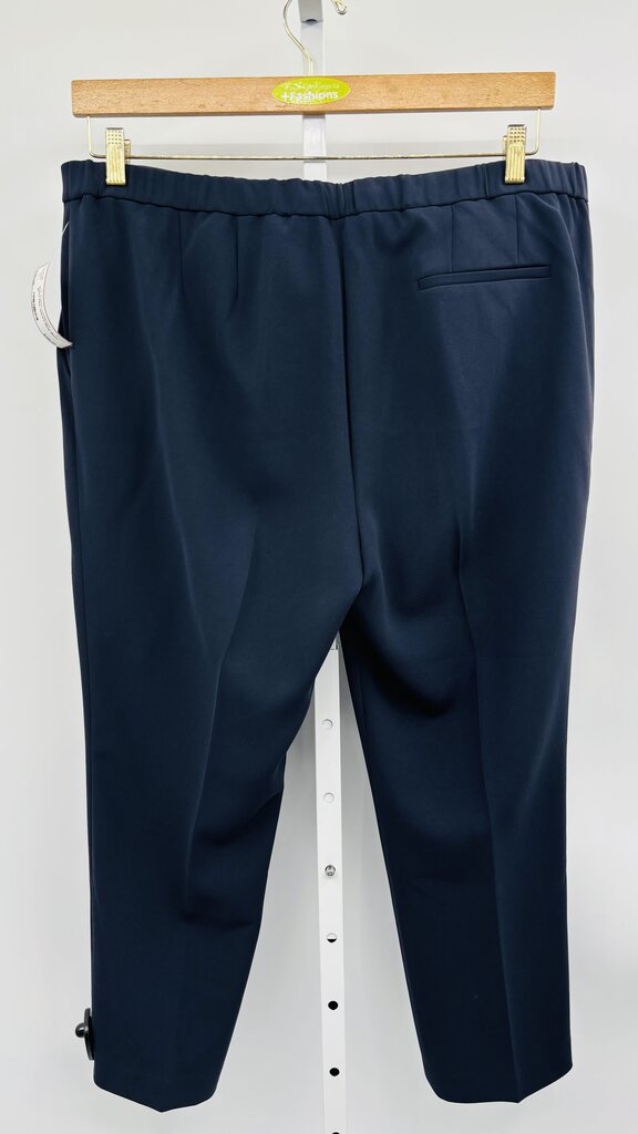 Theory Pants Plus Navy 18