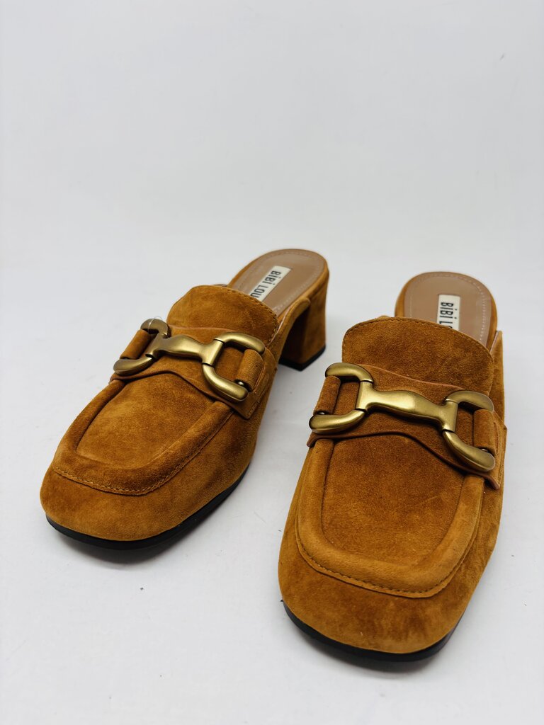 Bibi Lou Mules Tan 8.5