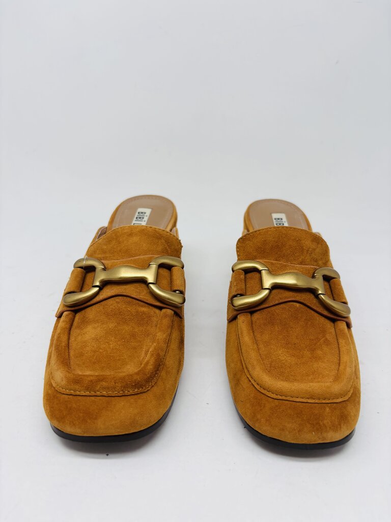 Bibi Lou Mules Tan 8.5