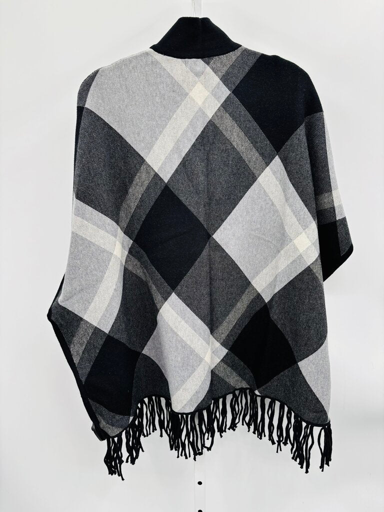 Rachel Zoe Poncho Black M