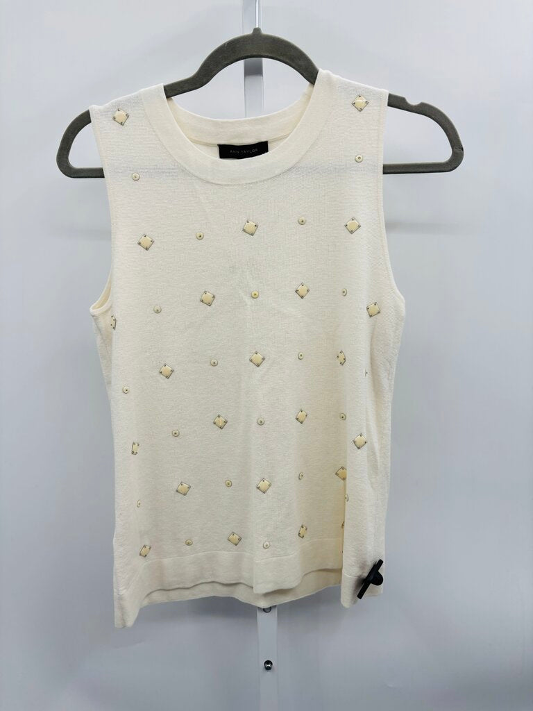Ann Taylor Top Beige M