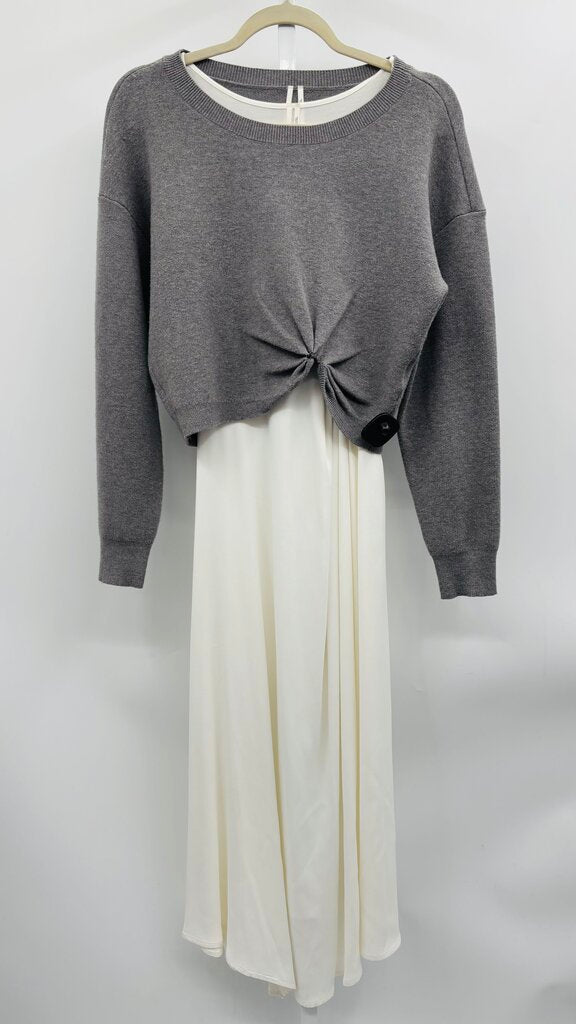 Anthropologie Dress Set Grey XS