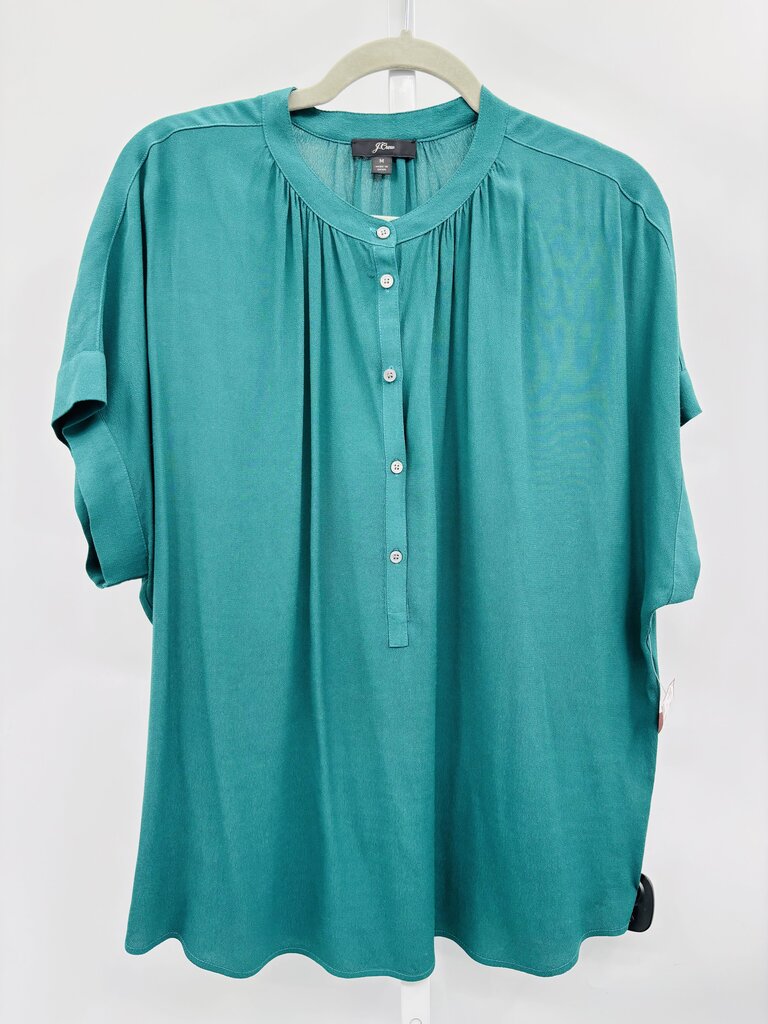 J. Crew Blouse Green M
