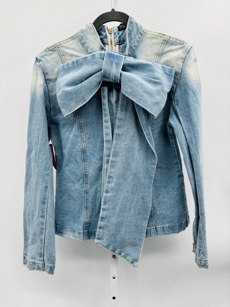 Mango Peach Jacket Denim L