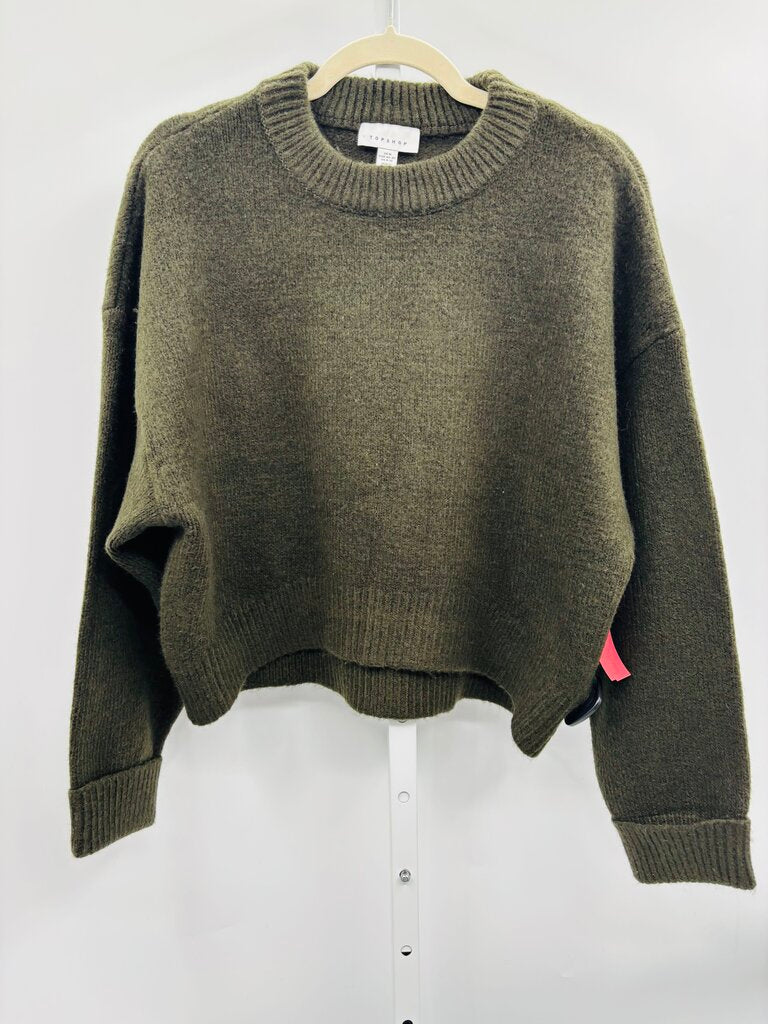 Topshop Sweater Green M