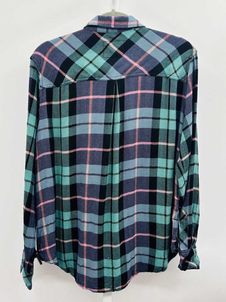 Rails Shirt Green L