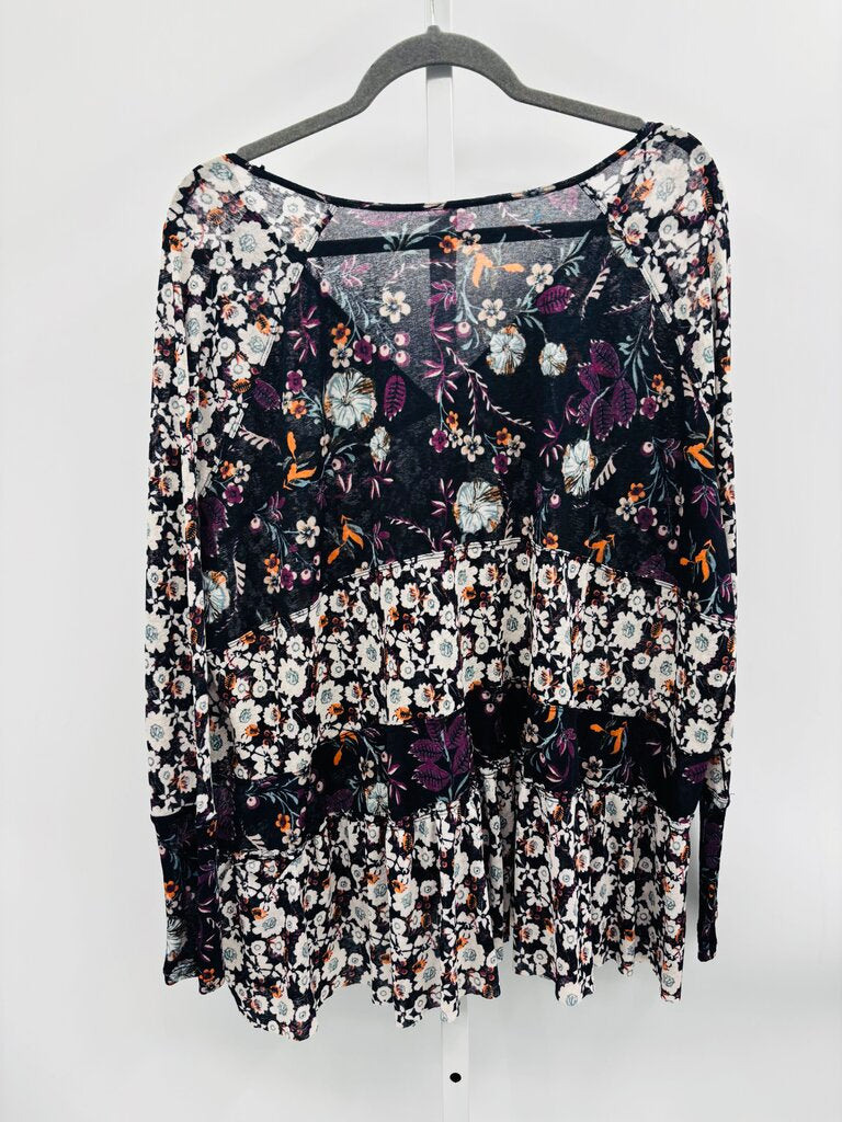 Free People Top Navy S