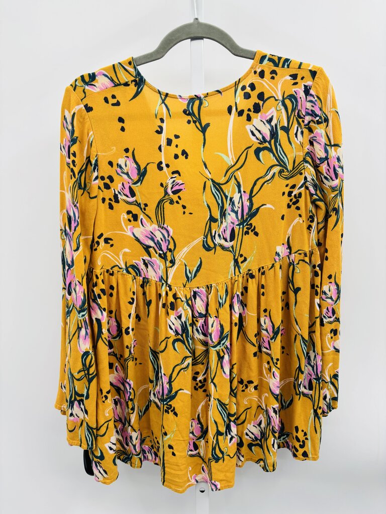 Free People Top Yellow S
