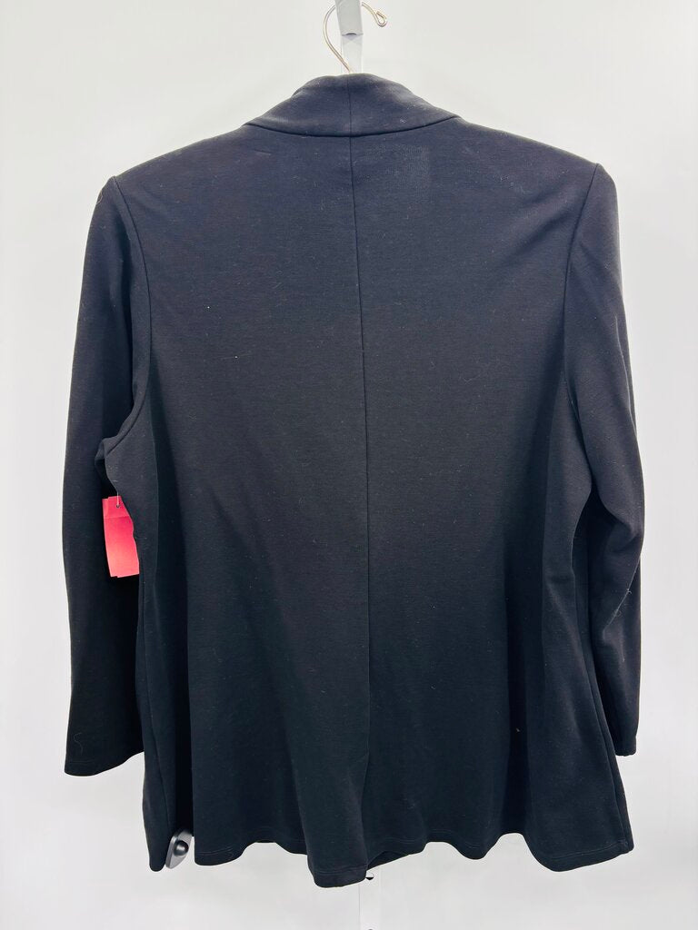 Eileen Fisher Jacket Plus Black 2X