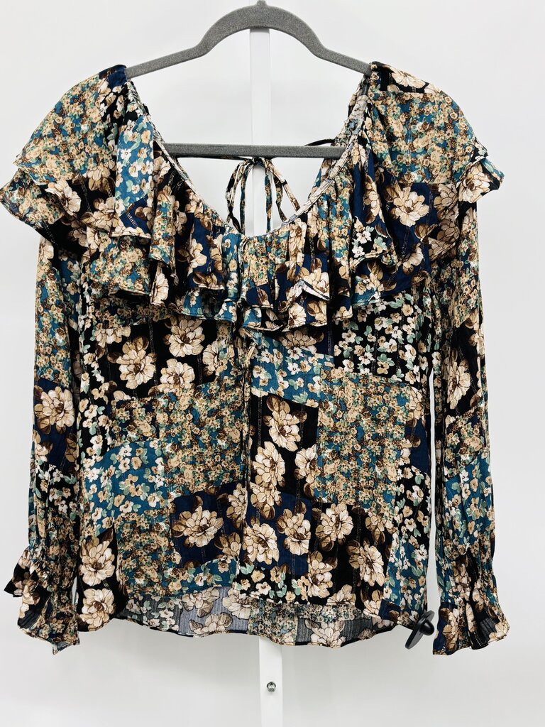 Apricot Blouse Navy 6