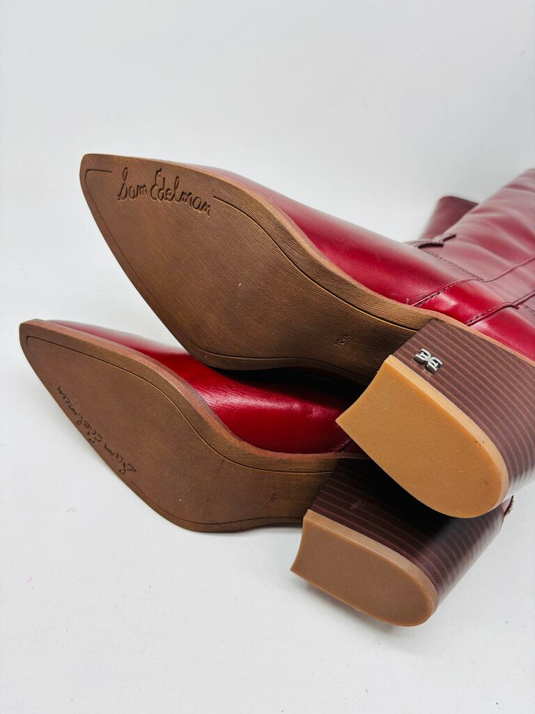 Sam Edelman Boots Red 10.5