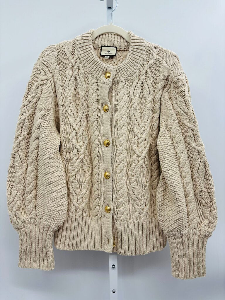 Tuckernuck Cardigan Plus Beige XXL