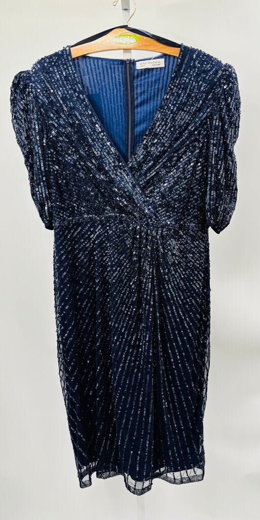 mac duggal Formal Dress Plus Navy 20