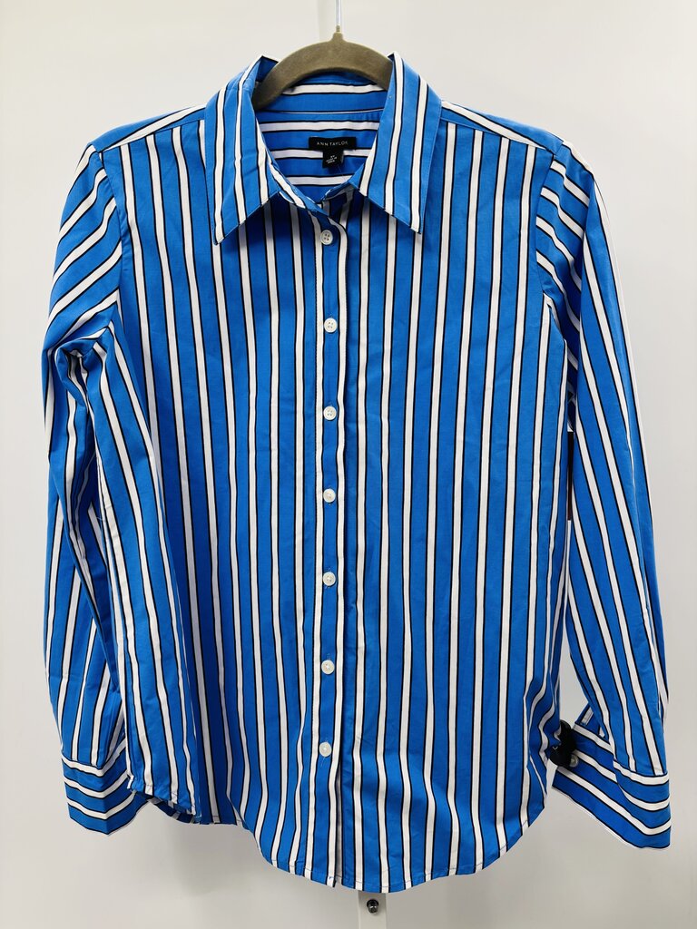 Ann Taylor Shirt Blue XS
