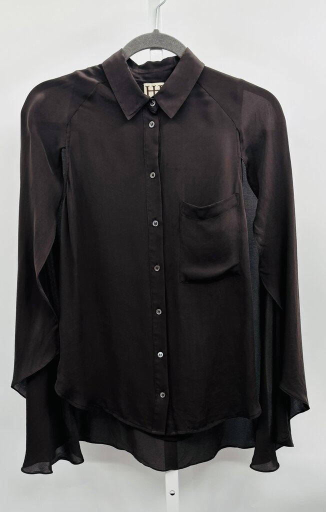 Haute Hippie Blouse Brown XS
