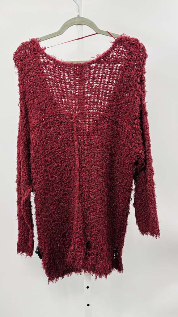 Free People Sweater Burgundy M