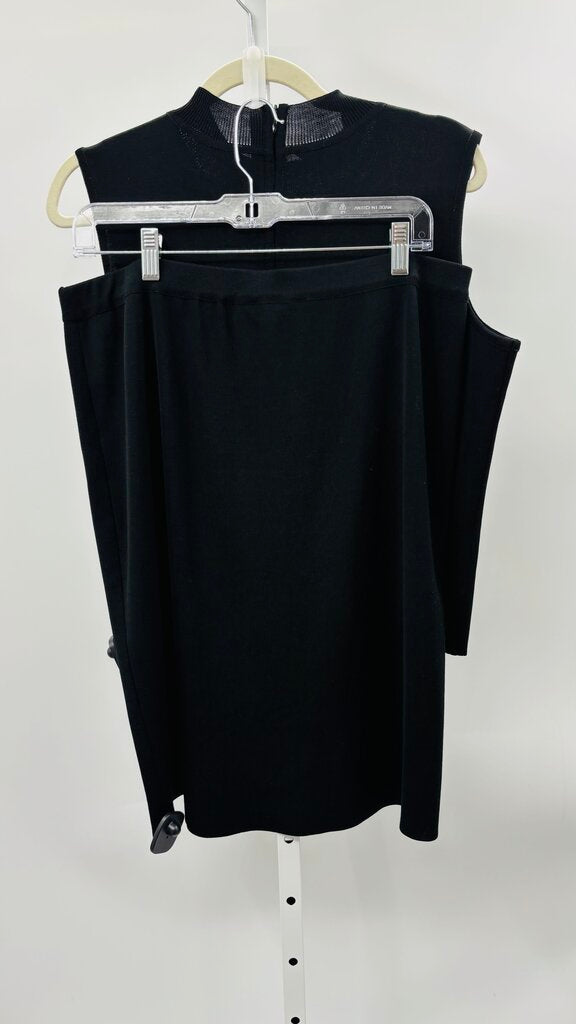 Ming Wang Skirt Set Black L